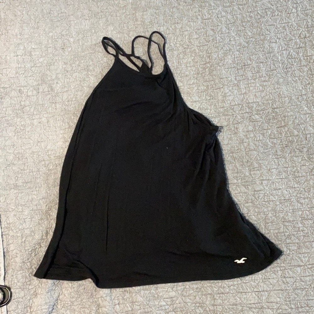 Black tank top
